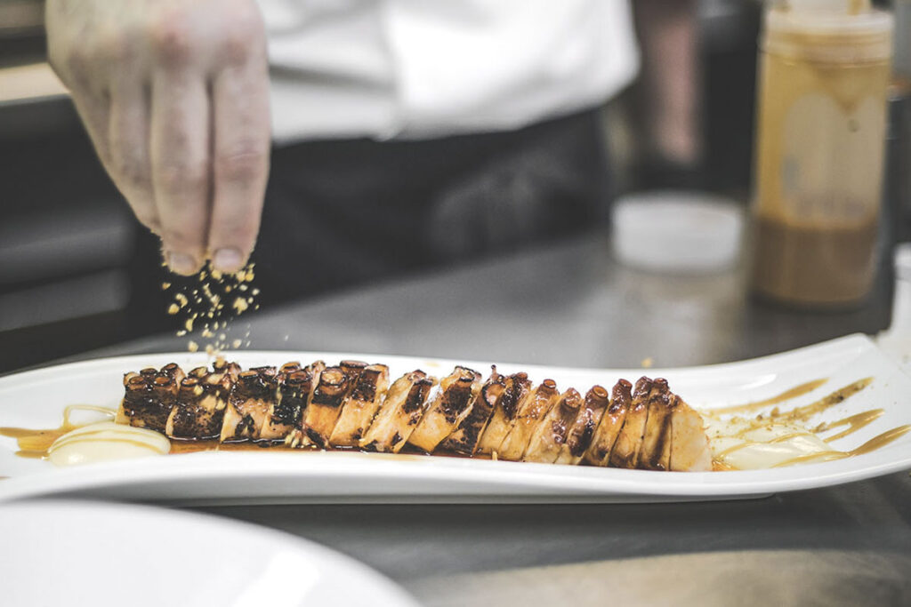 carta de platos para comidas y cenas de grupos en Mutriku